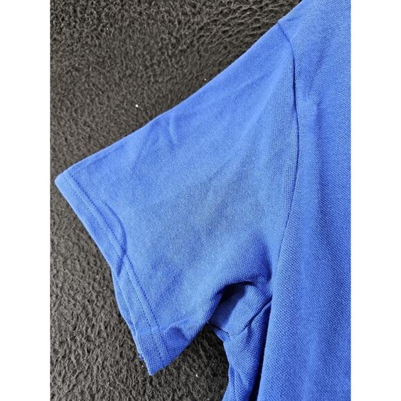 Hanes Mens Polo Blue Size 3XL 100% Cotton Short Sleeve Pullover Buttons - Picture 8 of 12